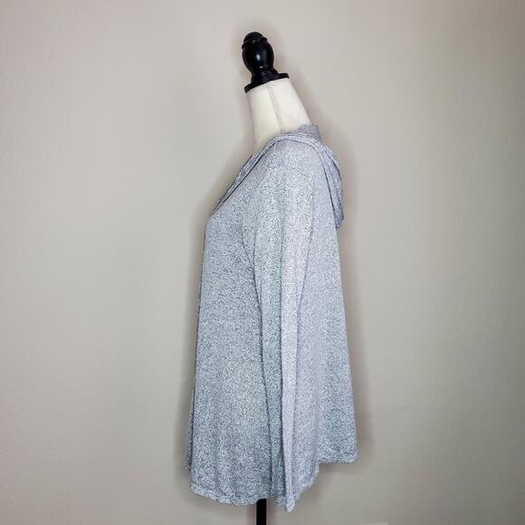 Urban Outfitters Gray Hooded Cardigan Medium - Picture 4 of 6